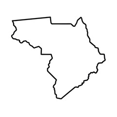 State outline. United states Coloring page