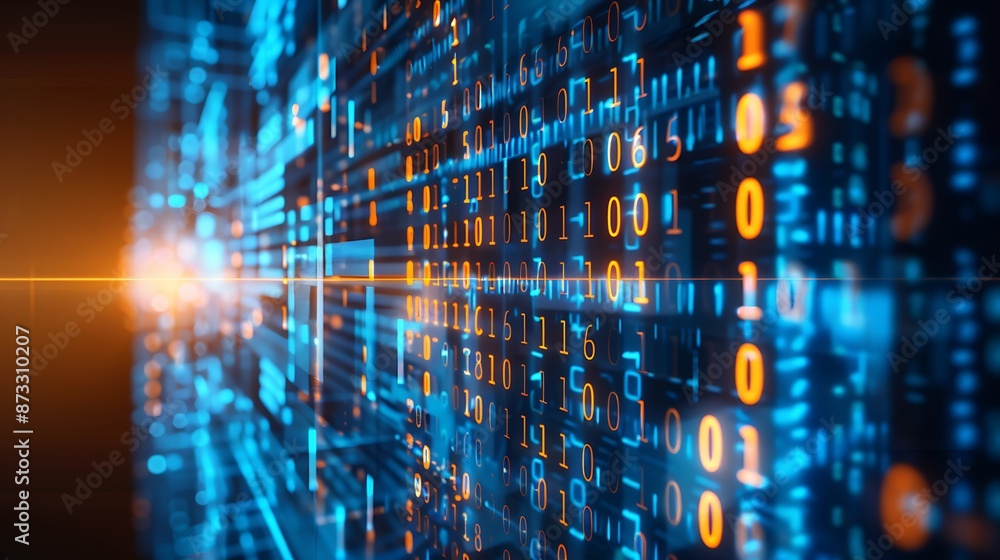 Aufkleber digital data streams: exploring the endless possibilities of technology
