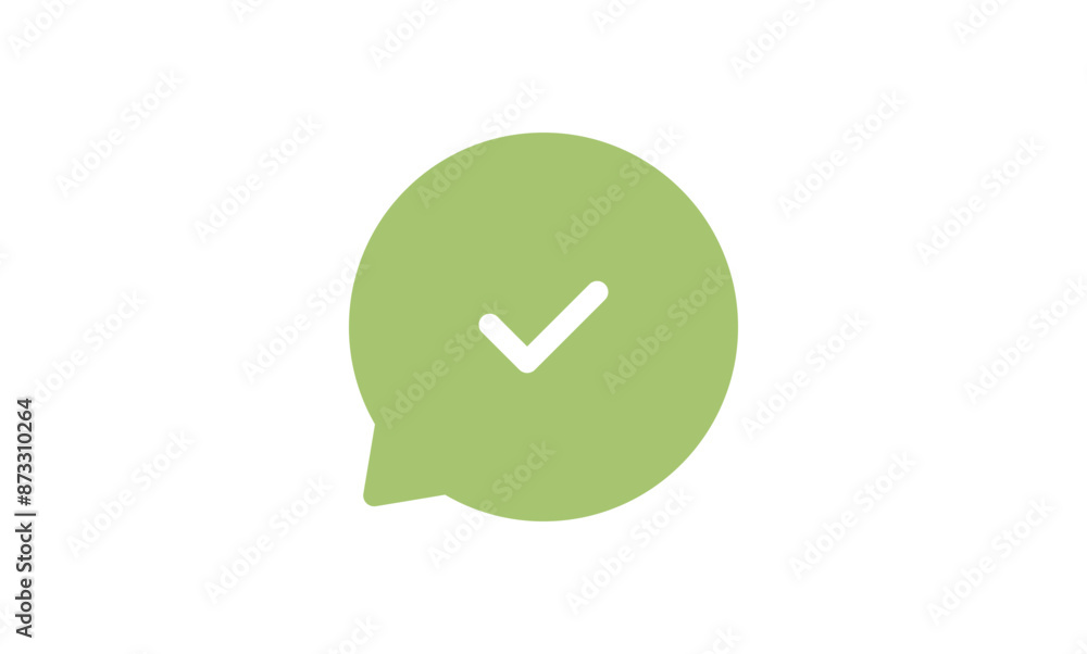 Poster speech balloon icon and message box flat line symbol.