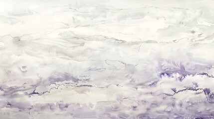 Naklejka premium Panoramic white marble with subtle lavender streaks, calm and soothing