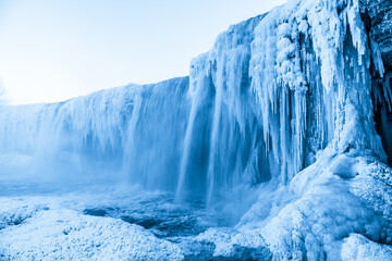 Frozen Jagala Falls - The Niagara Falls of Estonia