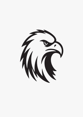 A unique silhouette bird design