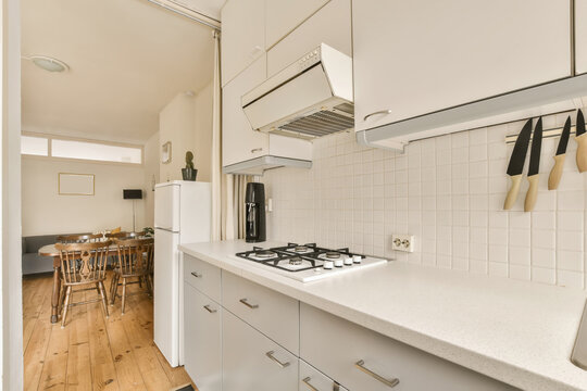 Modern kitchen and dining area in Joan Melchior Kemperstraat, Amsterdam
