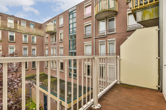 View from a balcony at Joan Melchior Kemperstraat, Amsterdam