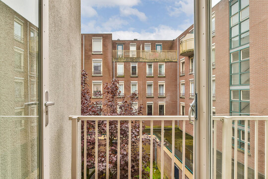 View from a balcony in Joan Melchior Kemperstraat, Amsterdam
