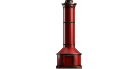 Chimneys - Structures for venting smoke from fireplaces on transparent background