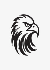 A unique silhouette bird design