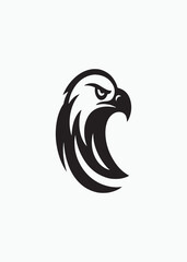 A unique silhouette bird design