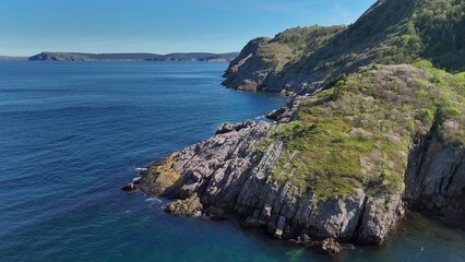 cliffs at the ocean coast Newfoundland © Varvara
