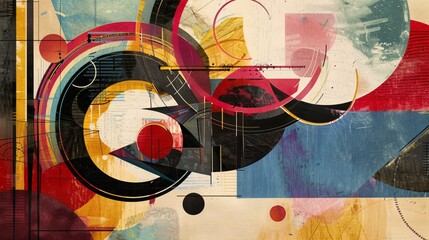 An arts cover featuring modern sound art, gallery highlights, and unique typography, with space for text