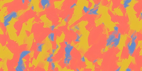 Abstract Surreal Colorful Retro-Futurism Oil Painting