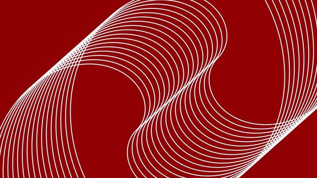 Geometric line motion with colorful gradient background, perspectives of geometric abstraction. Background line motion wave animated blue color.