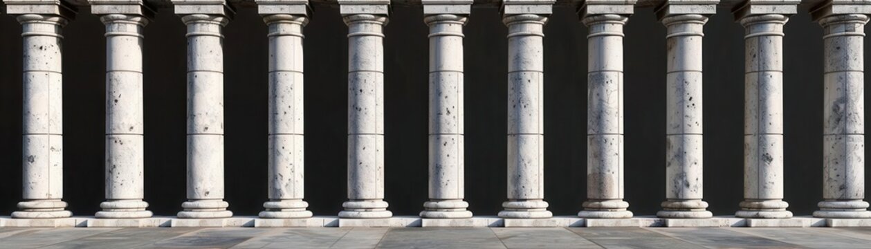 Columns - Vertical supports that transfer loads to the foundation
