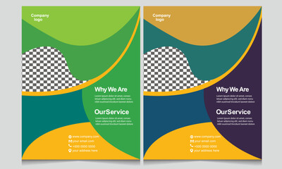 modern Flyer Template design 