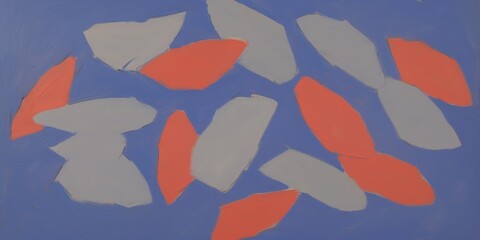 Abstract Surreal Colorful Sculptural Oil Painting