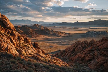 Fototapeta premium the valley of fire by person