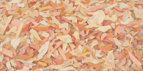 Abstract Surreal Colorful Silken Oil Painting