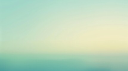 Fototapeta premium An abstract gradient background with soft blues and greens blending into each other, creating a serene copy space.
