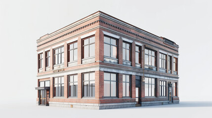 Fototapeta premium 1930 building , 3D, realistic