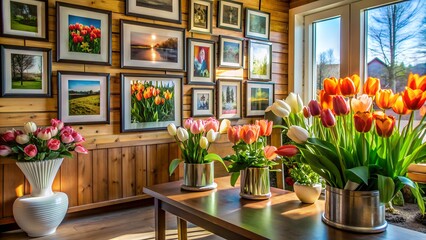 flowers in a vase