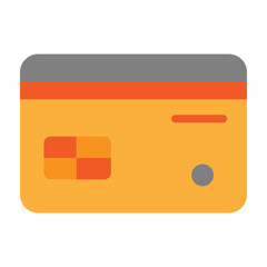 Credit Card Vector Flat Icon Design