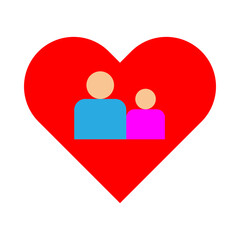 Giving Circle Vector Flat Icon Design