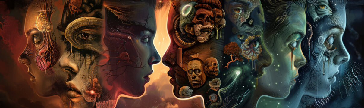 different mental illnesses, such as depression, anxiety, bipolar disorder, and schizophrenia