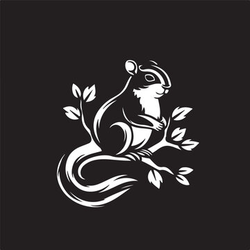 recommend clip art: illustration of a squirrel