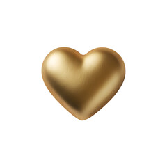 Fototapeta premium Gold heart shape.