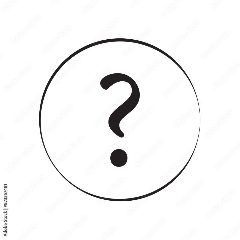Poster question mark icon set. help bubble button. doubt faq sign in black filled and outlined style. vecto