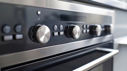 A detailed shot of the touchsensitive buttons on a stateoftheart microwave including settings for popcorn pizza and beverages.