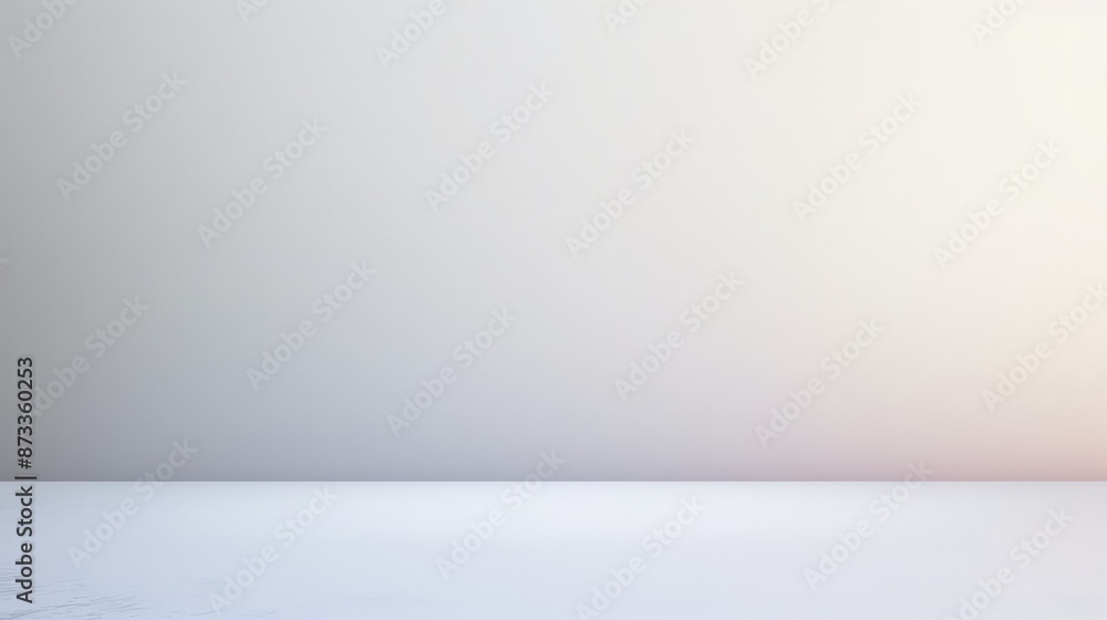 Poster a clean, minimalist backdrop with a subtle gradient from white to light gray, providing a simple cop