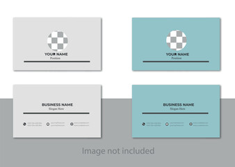 Creative modern business card.