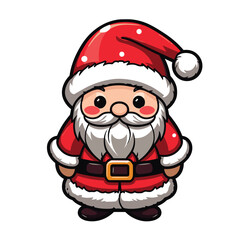 Cute Santa Vector Illustration