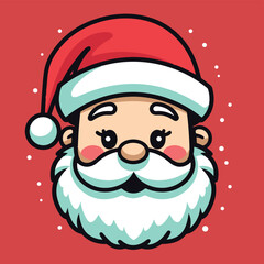 Cute Santa Vector Illustration