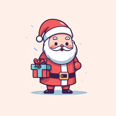 Cute Santa Vector Illustration
