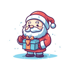 Cute Santa Vector Illustration