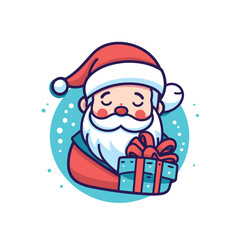 Cute Santa Vector Illustration