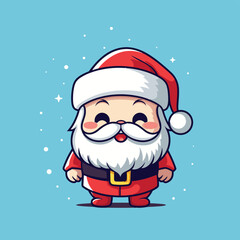 Cute Santa Vector Illustration