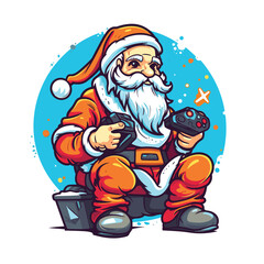 Cute Santa Vector Illustration
