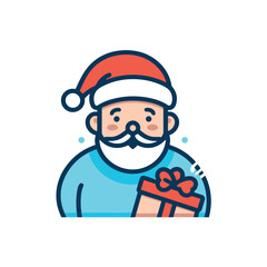 Cute Santa Vector Illustration