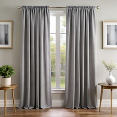 window with curtains