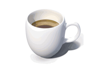 coffee cup isolated on white