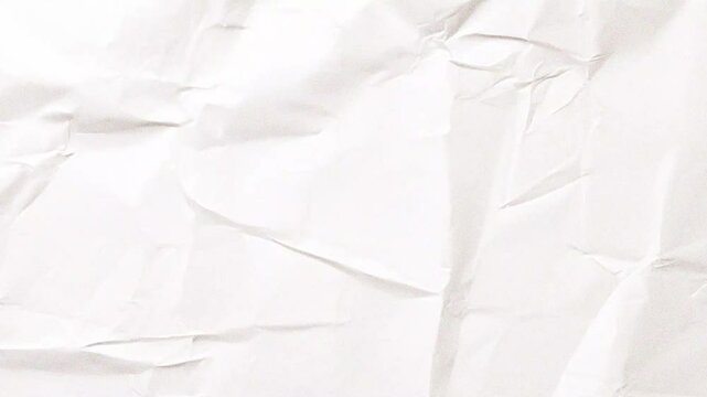 off white wrinkled paper, white paper textured crumpled, paper cut out motion graphics, 2d animation textured background