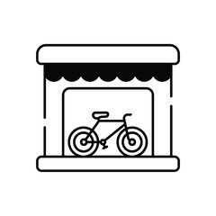 Shop vector icon 