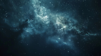 Obraz premium Close-up of the Milky Way galaxy with stars and space dust in the universe.