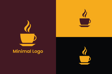 cup of coffee, Coffee cup Logo design vector template  Hot drinks Cafe Logotype, Latte aroma symbol Espresso hot drink cup sign Arabica cappuccino emblem, Cafe menu, restaurant abstract business logo,