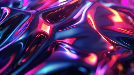 Abstract Liquid Metal Background - A close-up abstract image of liquid metal with iridescent colors and a shiny surface. - A close-up abstract image of liquid metal with iridescent colors and a shiny 