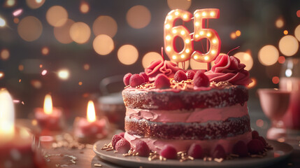 card with number 65