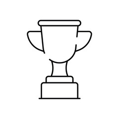 Trophy vector icon